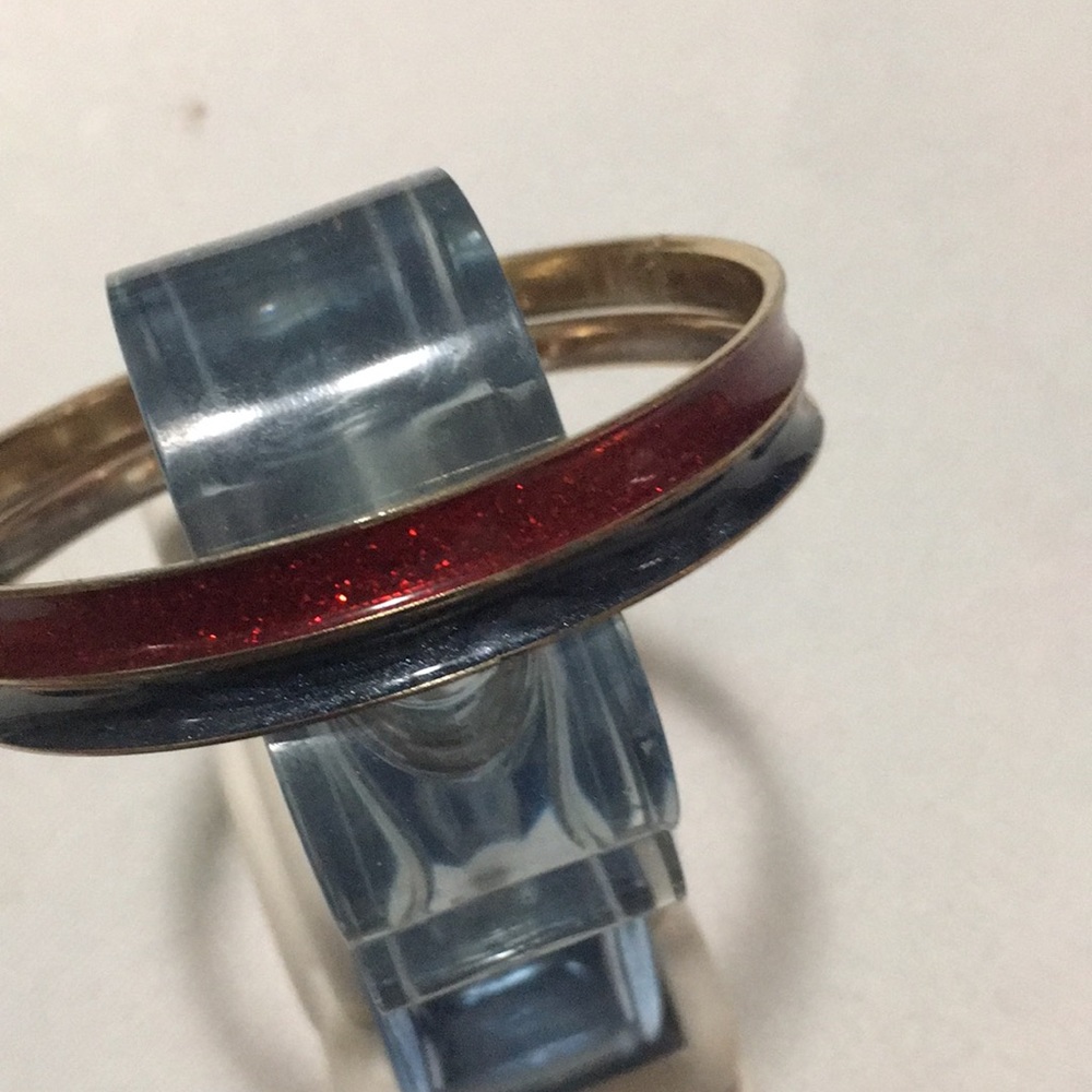 Red and Bangles Bracelets